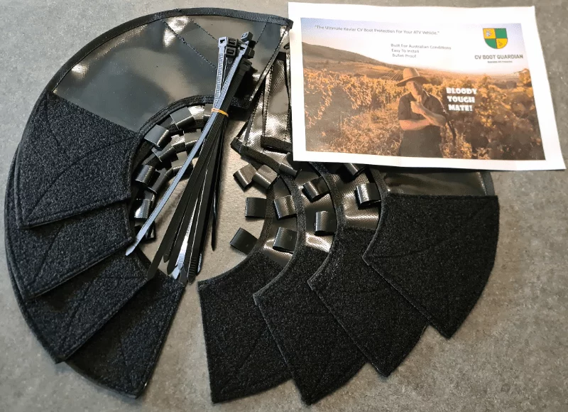CV Boot Guardian Premium Protection Covers (8‑Pack) | Kevlar CV Boot Protection